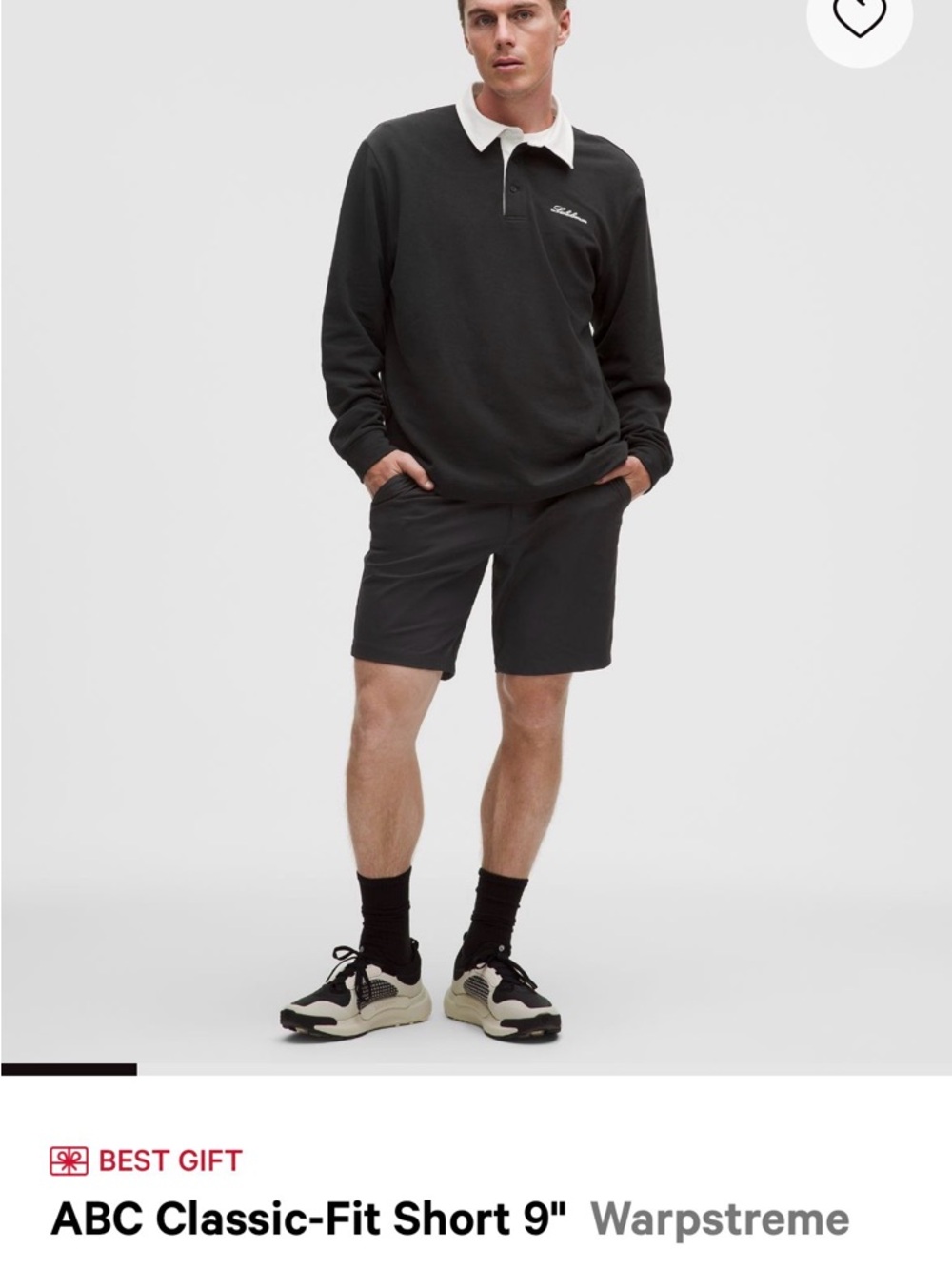 lululemon  Men's ABC Classic-Fit Shorts — Black
